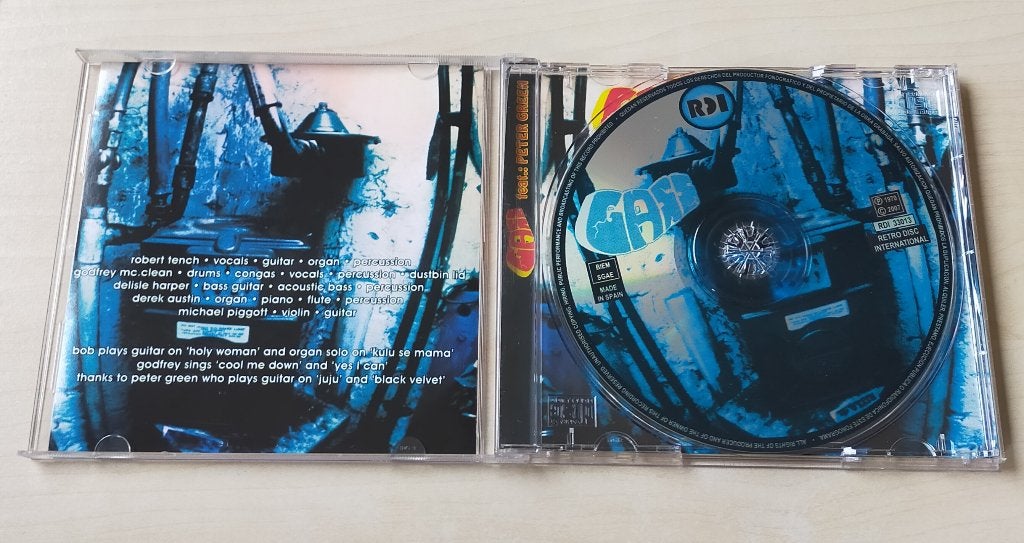 Gass - Juju CD 1970/2007 Peter Greene, Ophalen of Verzenden, Zo goed als nieuw, Blues, Album