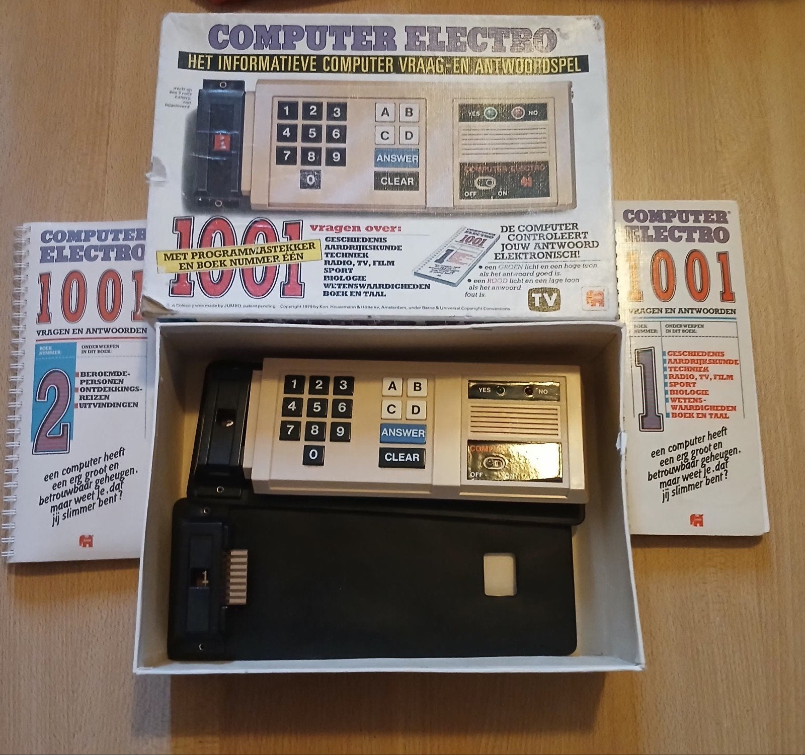 Computer Electro Vraag- en Antwoordspel, Ophalen, Gebruikt, Taal en Lezen, Met licht