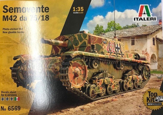 Coelianmodels, Italeri, 6569, Semovente M42, 1/35, € 29,99, Tank, Italeri, 1:32 tot 1:50, Nieuw