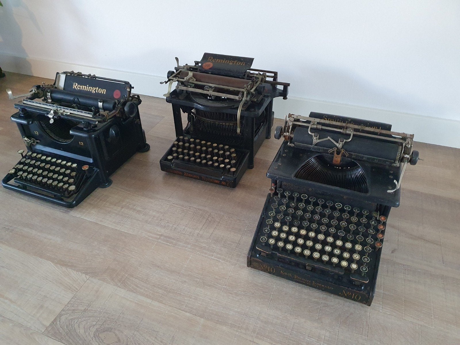 zeldzame Smith Premier Typemachine No 10 1908 €250, Diversen, Typemachines, Zo goed als nieuw, Ophalen of Verzenden