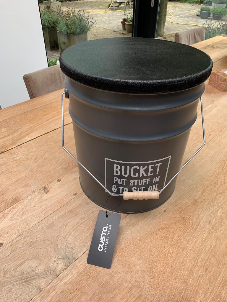 Gusta Bucket Bus Opbergbus Kinderkamer, Nieuw, Ophalen of Verzenden, Metaal, Grijs