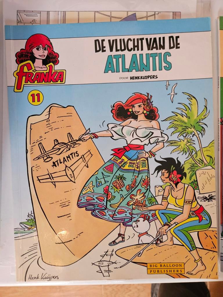 Franka stripboeken en posters gesigneerd door Henk Kuijpers, Boeken, Meerdere stripboeken, Ophalen of Verzenden, Gelezen, Henk Kuijpers