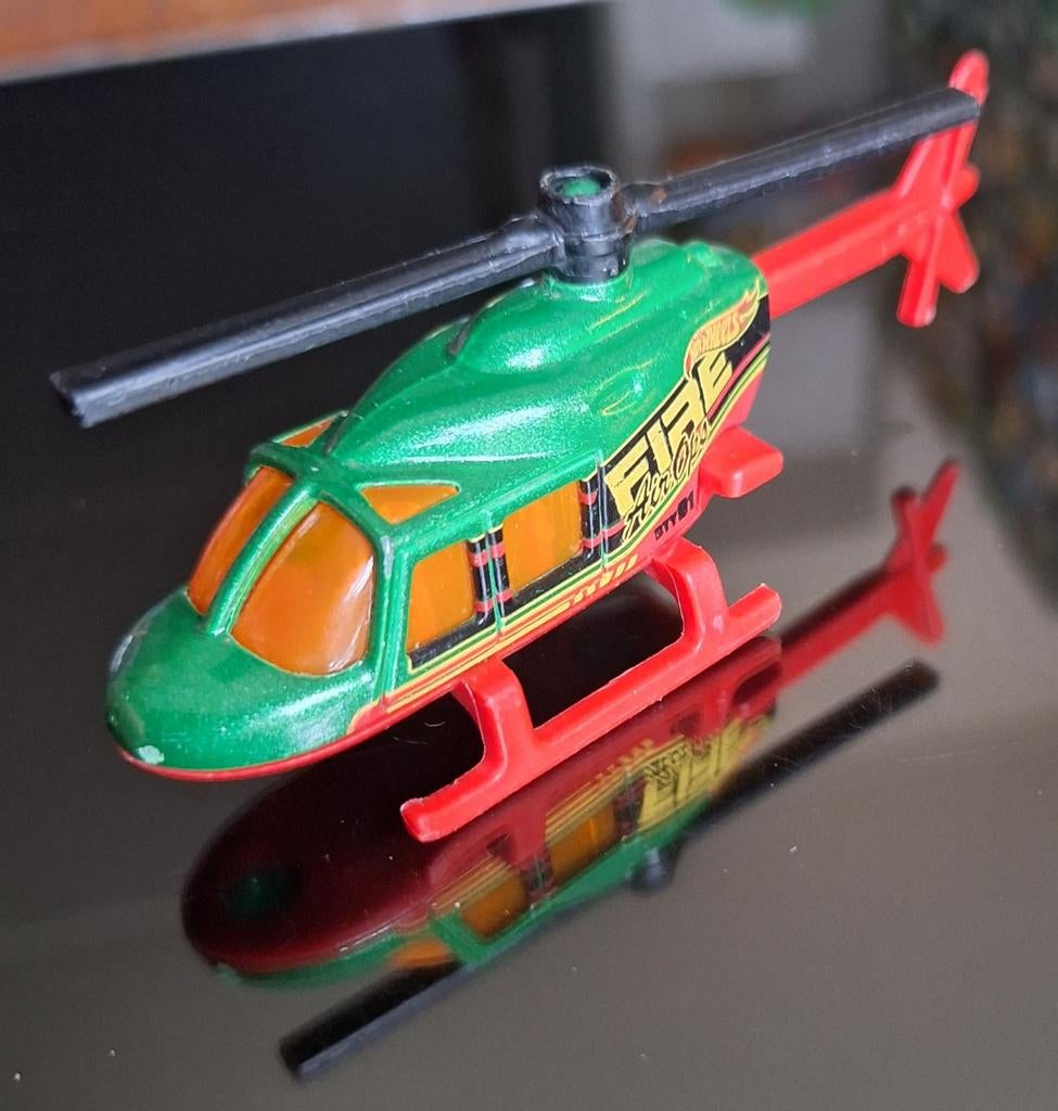 Hotwheels helicopter, Ophalen of Verzenden, Zo goed als nieuw, Overige typen