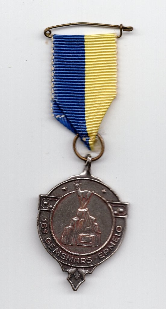 Medaille 18e GEMSMARS - ERMELO, Ophalen of Verzenden, Overige materialen, Nederland