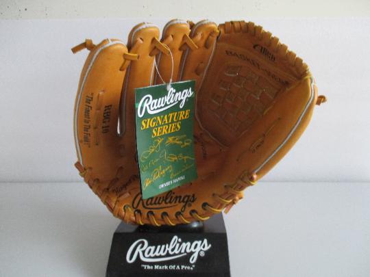 Rawlings RBG 10  baseball glove leftie 13 inch, Ophalen of Verzenden, Zo goed als nieuw, Honkbal, Handschoen