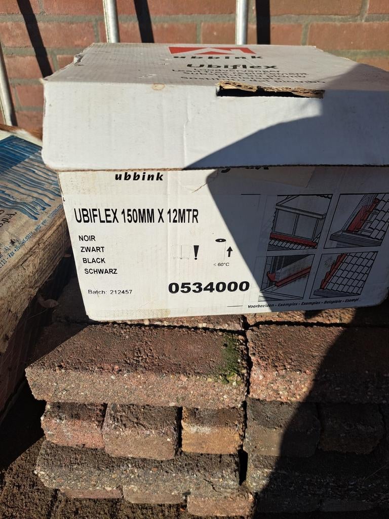 Ubbink Ubiflex loodvervanger. 150 mm x 12. 5 m op rol, Ophalen of Verzenden