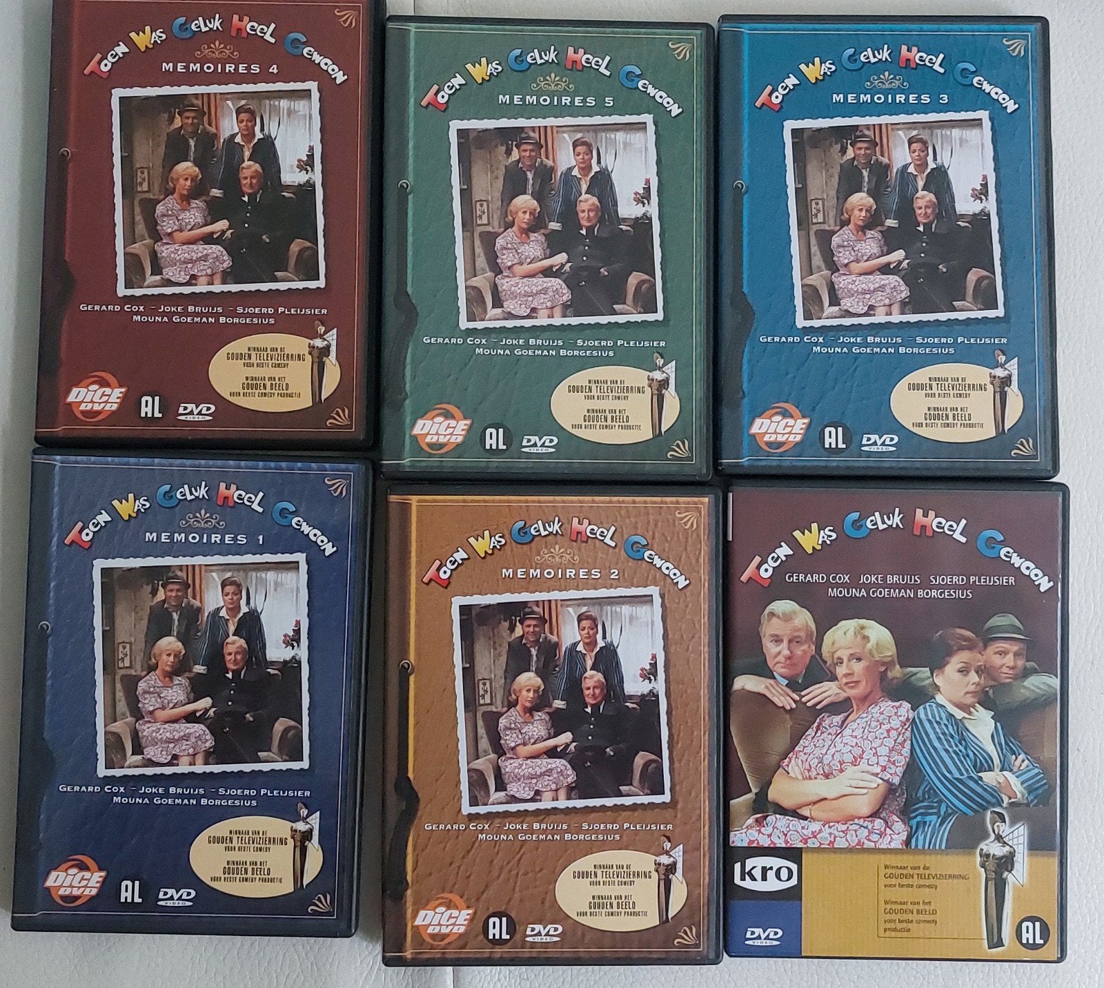 Toen Was Geluk Heel Gewoon - Complete Collectie (6 DVD's), Cd's en Dvd's, Alle leeftijden, Nederlands, Zo goed als nieuw, Komedie