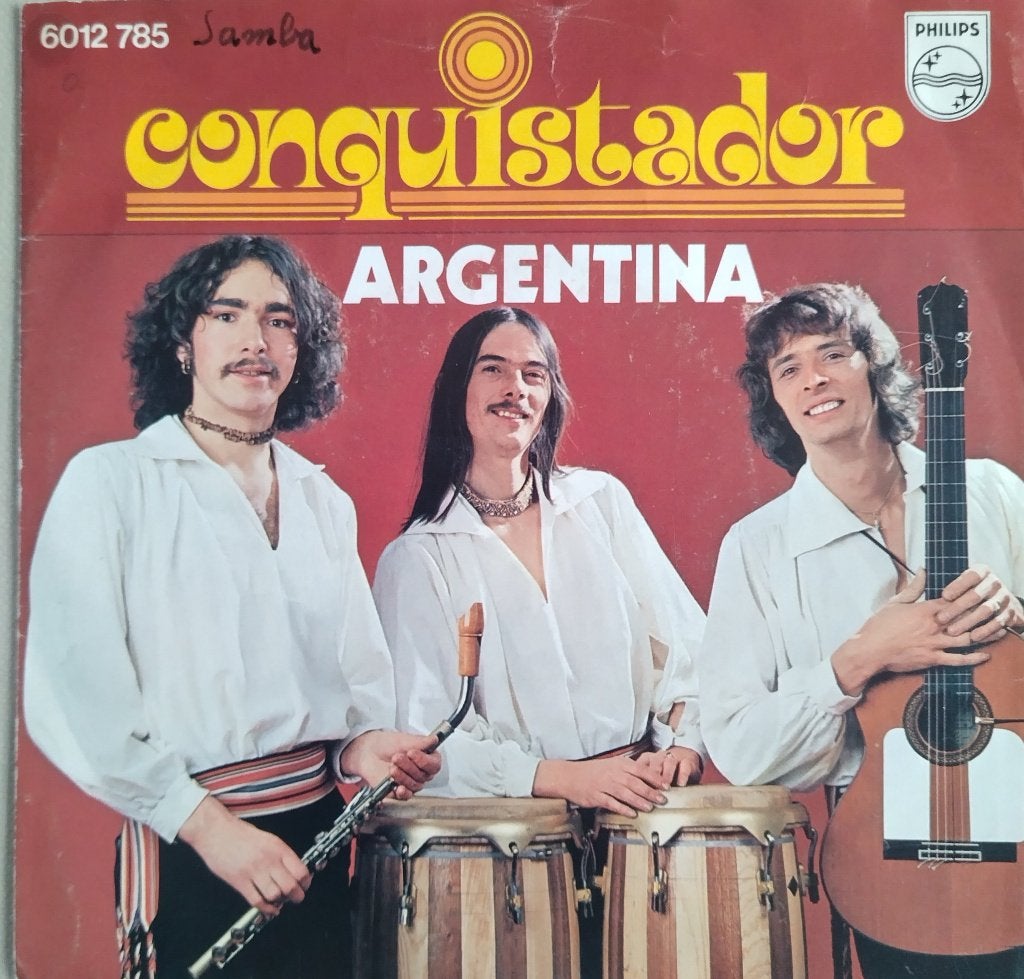 Conquistador - Argentina, Cd's en Dvd's, 7 inch, Zo goed als nieuw, Pop, Overige typen