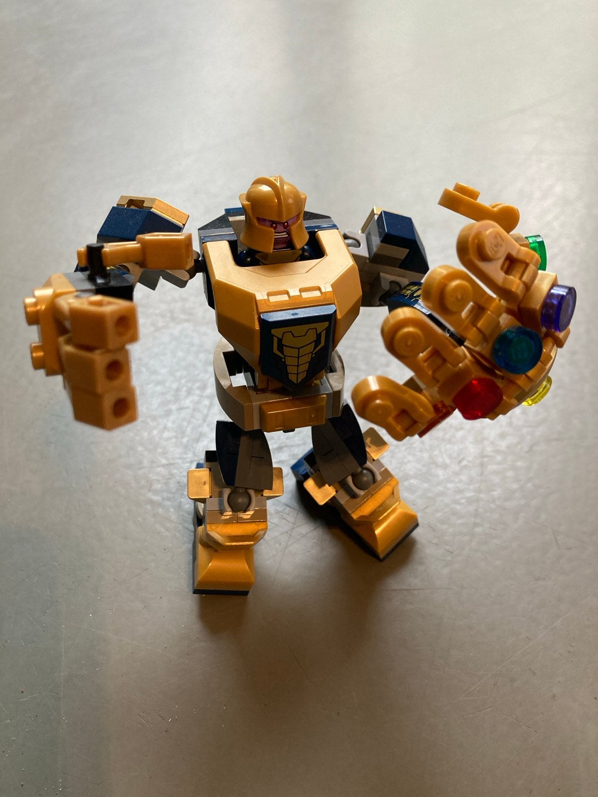 LEGO Marvel Avengers Thanos Mech (76141) met minifiguur, Ophalen of Verzenden, Zo goed als nieuw