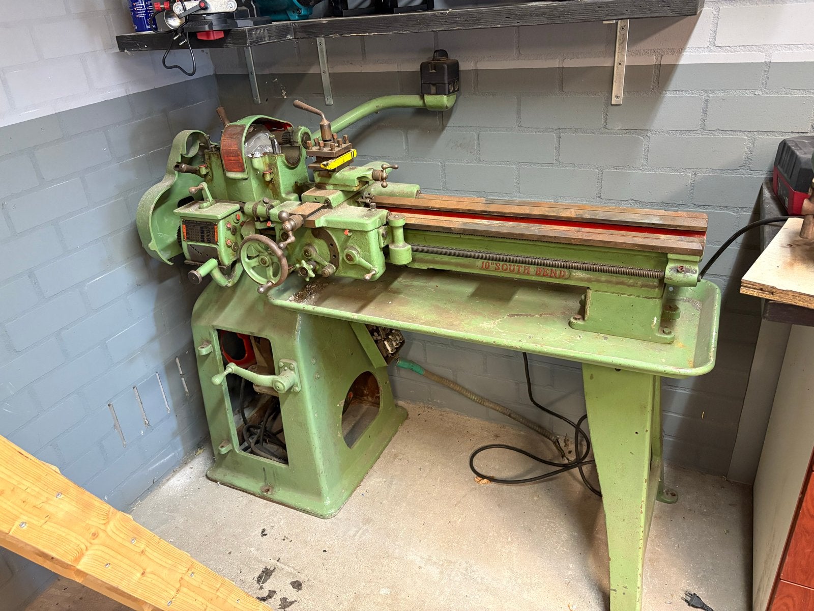 South Bend Metaaldraaibank - 10 inch Quick Change Gear Lathe, Ophalen, Gebruikt, Metaaldraaibank, Minder dan 500 mm