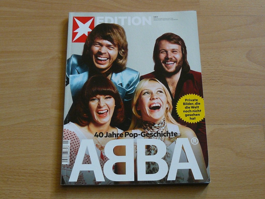 tijdschrift ABBA 40 jahre popgeschichte , Stern edition, Verzenden, Gebruikt, Foto of Kaart