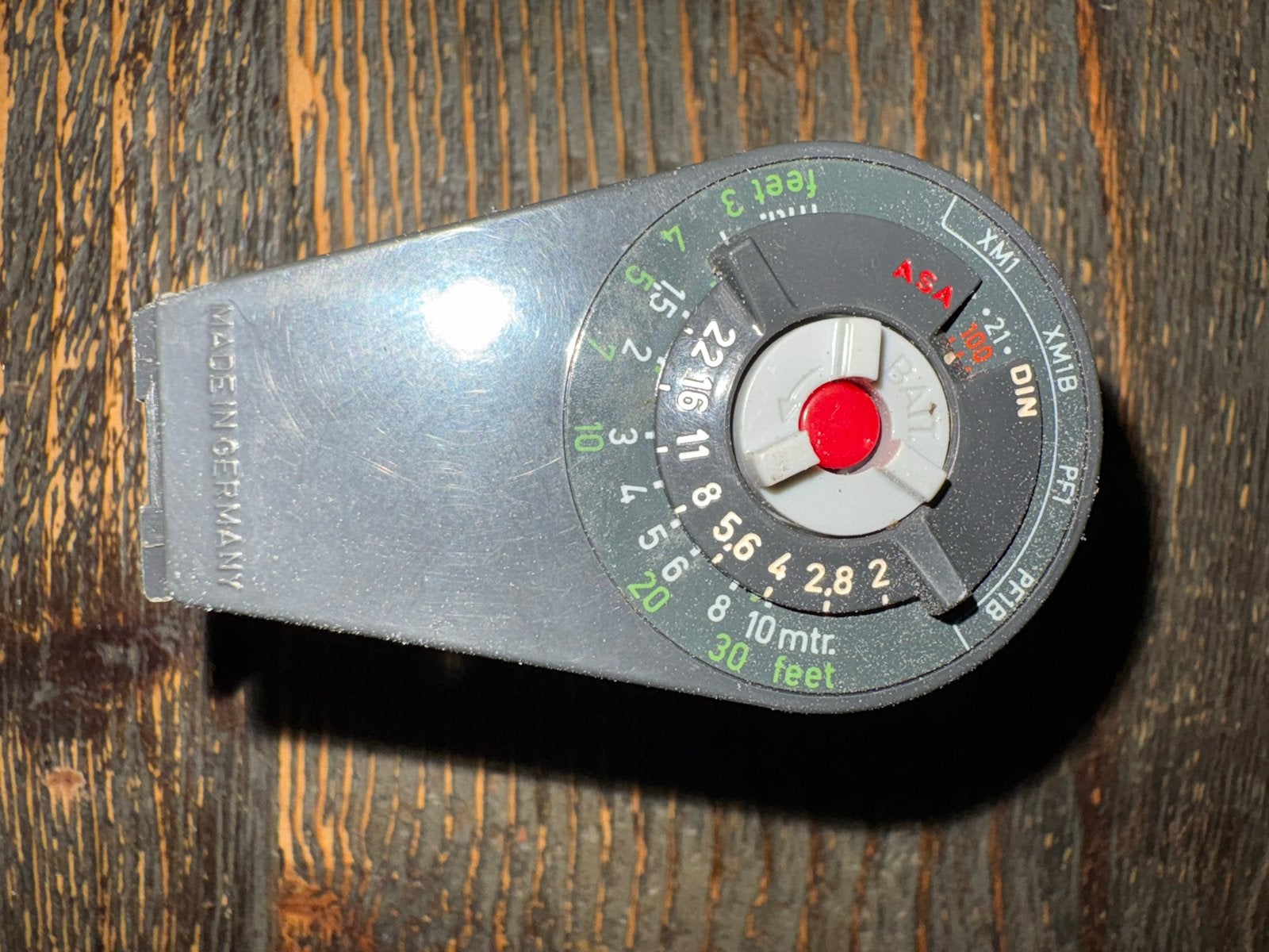 Agfa Tully flitser met leren hoesje - Made in Germany, Ophalen of Verzenden, Gebruikt, Overige merken