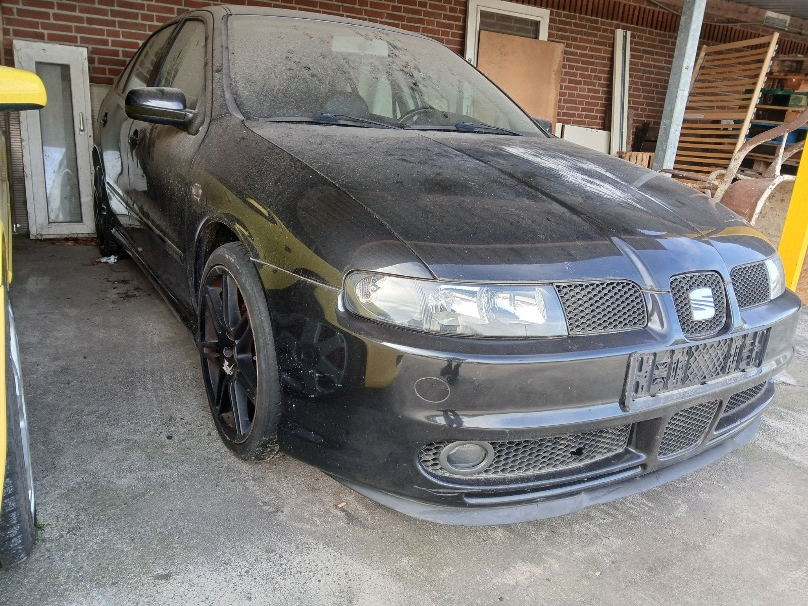 Seat Leon 1.8 20VT 132KW 2003 Zwart, Auto's, Voorwielaandrijving, 4 cilinders, 1264 kg, Zwart