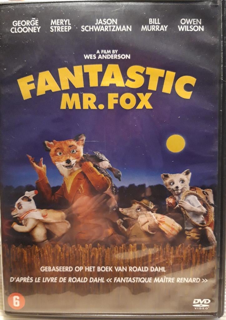Fantastic mr Fox KRASVRIJE DVD Roald Dahl, Alle leeftijden, Ophalen of Verzenden, Zo goed als nieuw