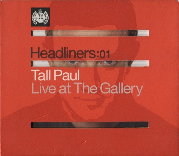 Tall Paul – Headliners: 01 - Live At The Gallery, Ophalen of Verzenden, Zo goed als nieuw, Trance
