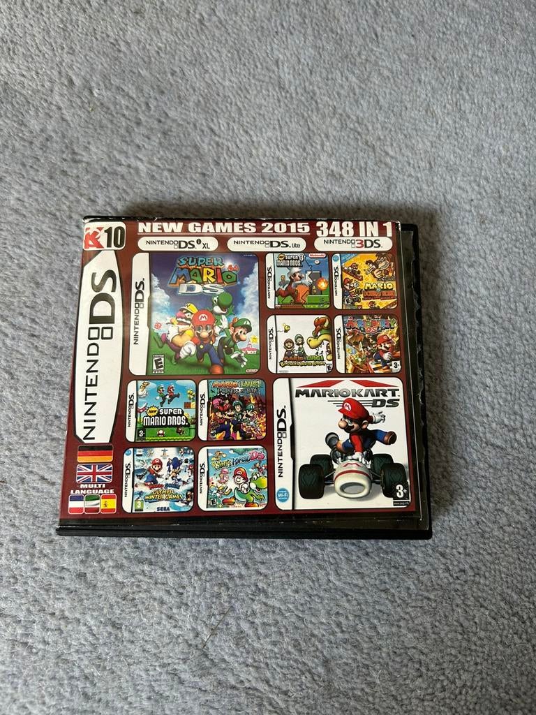 Nintendo DS kaartje met 502 spellen erop, Avontuur en Actie, 1 speler, Ophalen of Verzenden, Zo goed als nieuw