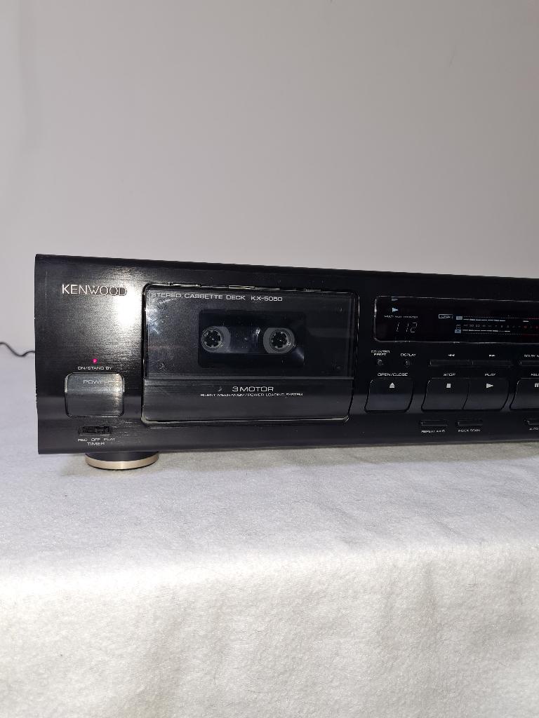 Kenwood KX-5050 cassettedeck, Ophalen, Enkel, Kenwood, Tiptoetsen