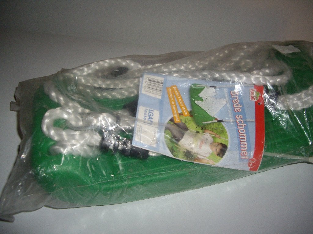 nieuwe schommel + loopklossenvoor €8, Ophalen, Nieuw, Schommel
