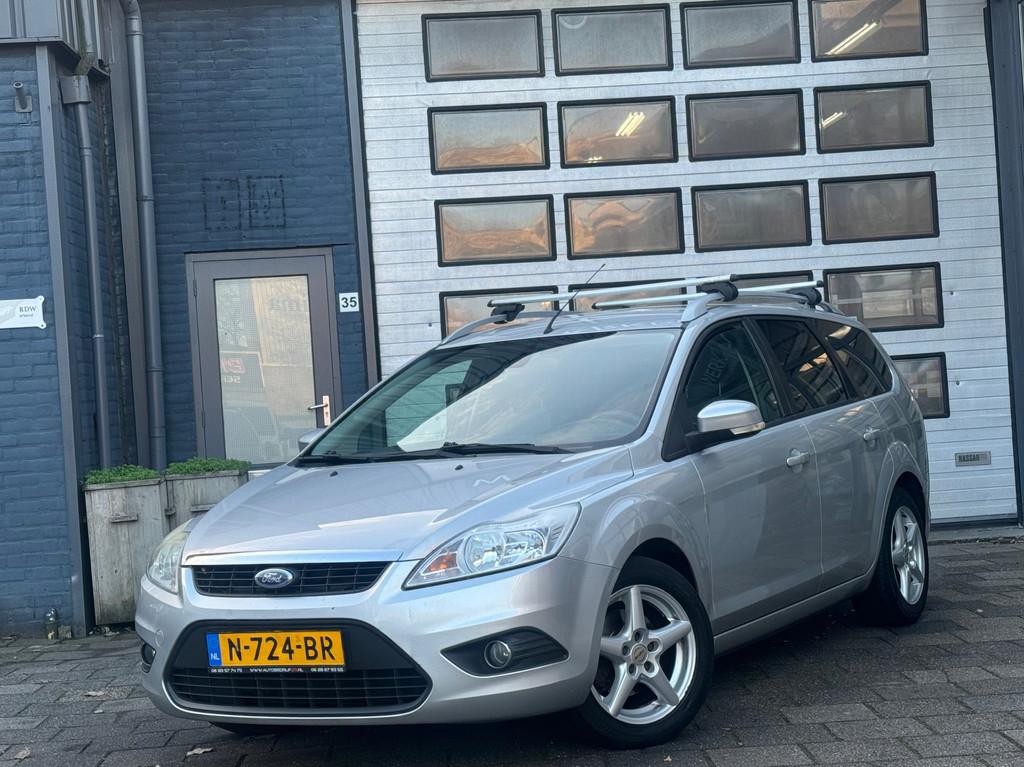 Ford Focus Wagon 1.8 Ghia Flexi Fuel | Elek-Pakket | Airco, Auto's, Euro 5, 125 pk, Gebruikt, 4 cilinders
