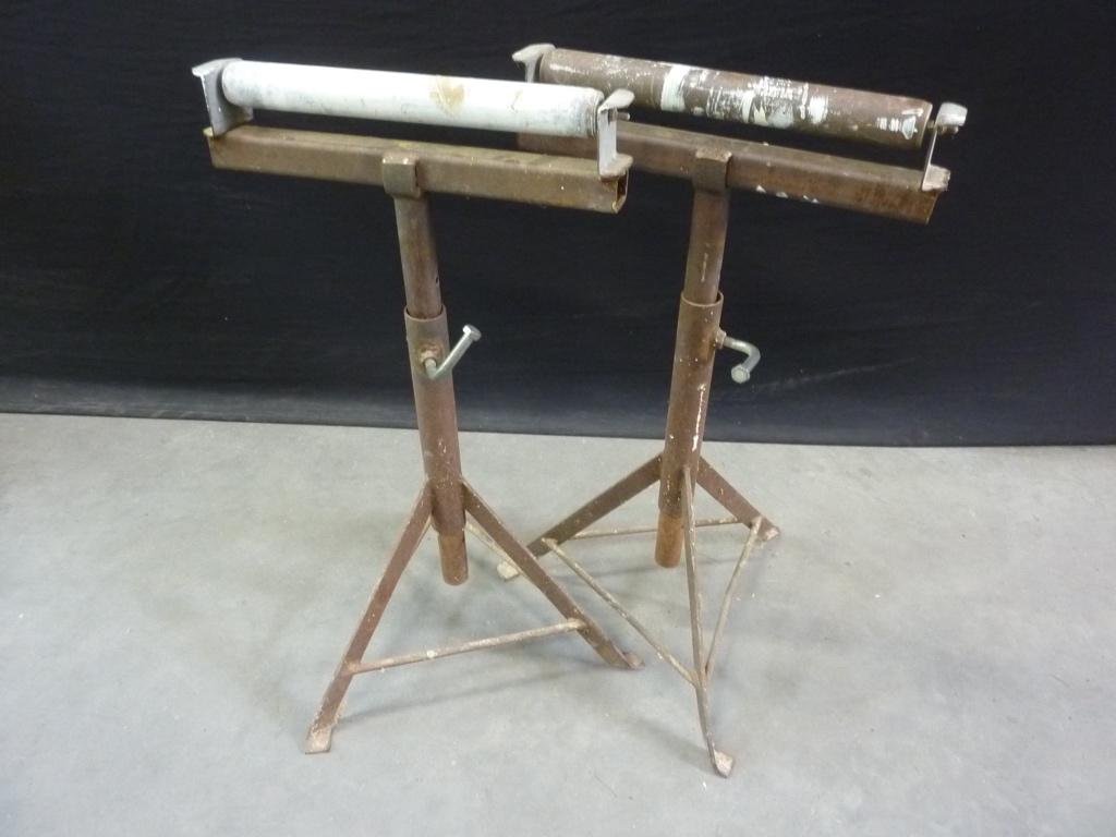 2 stuks zware rolbok / materiaalsteun / materiaalroller, Doe-het-zelf en Verbouw, Ophalen, Gebruikt, Handelsonderneming Hendriksen