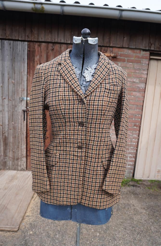 Vintage Harold Hall Houndstooth wol - gemaakt Nieuw Zeeland, Dieren en Toebehoren, Gebruikt, Overige soorten, Ophalen of Verzenden