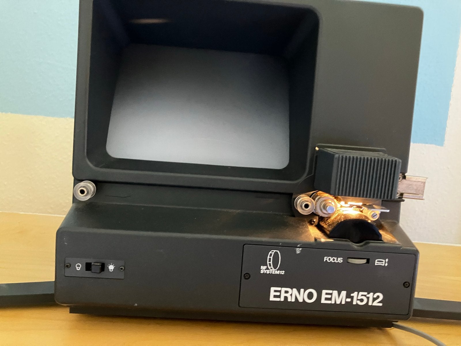 Erno EM-1512 8mm Editor Viewer met Motor - Vintage, Gebruikt, Overige typen, Overige soorten, Ophalen