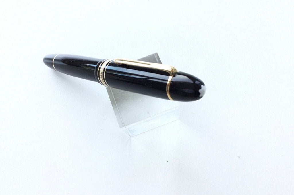 Montblanc Meisterstück 149 Vulpen "CIGAR" 18K punt Fine, Ophalen of Verzenden, Zo goed als nieuw, Vulpen, Mont Blanc