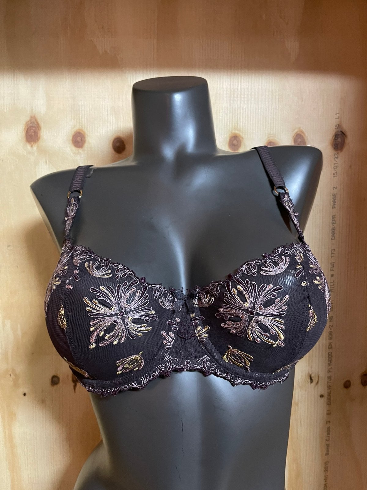 Chantelle balconet bh 75d en 80d model 2605ju, Verzenden, Bruin, BH