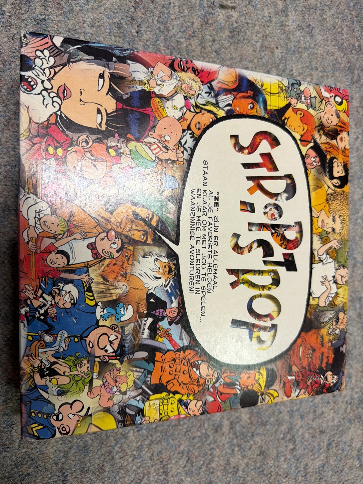 Strip-Stop Bordspel: Jouw Favoriete Helden in één Spel!, Drie of vier spelers, Ophalen of Verzenden, Zo goed als nieuw