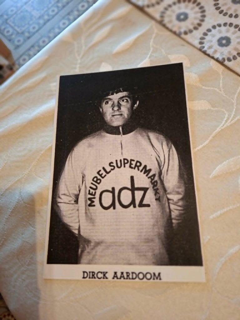 Foto (Repro) Dirck Aardoom / wielrennen, Verzenden, Zo goed als nieuw, Overige sporten, Spelerskaart