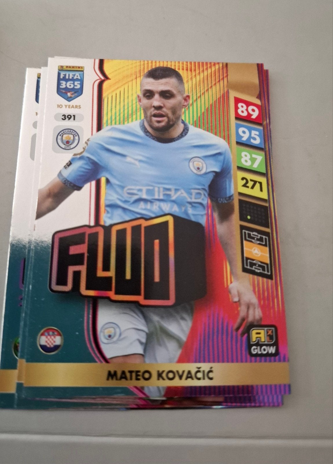 Kaartje FIFA 365 Manchester City, Ophalen of Verzenden, Nieuw, Buitenlandse clubs, Poster, Plaatje of Sticker