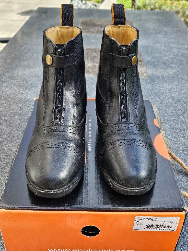 Zwarte jodhpurs van Epplejeck- maat 38, Dressuur, Ritssluiting, Ophalen of Verzenden, Zo goed als nieuw