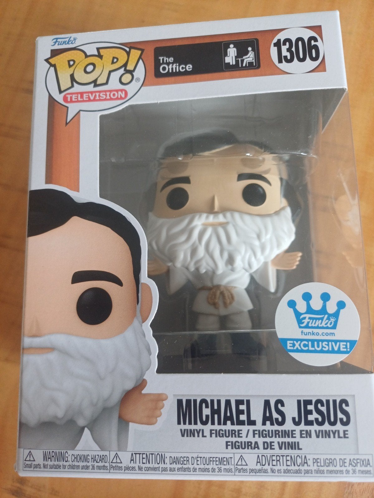 Funko Pop! Television: The Office – Michael as Jesus #1306 F, Verzamelen, Ophalen of Verzenden, Nieuw