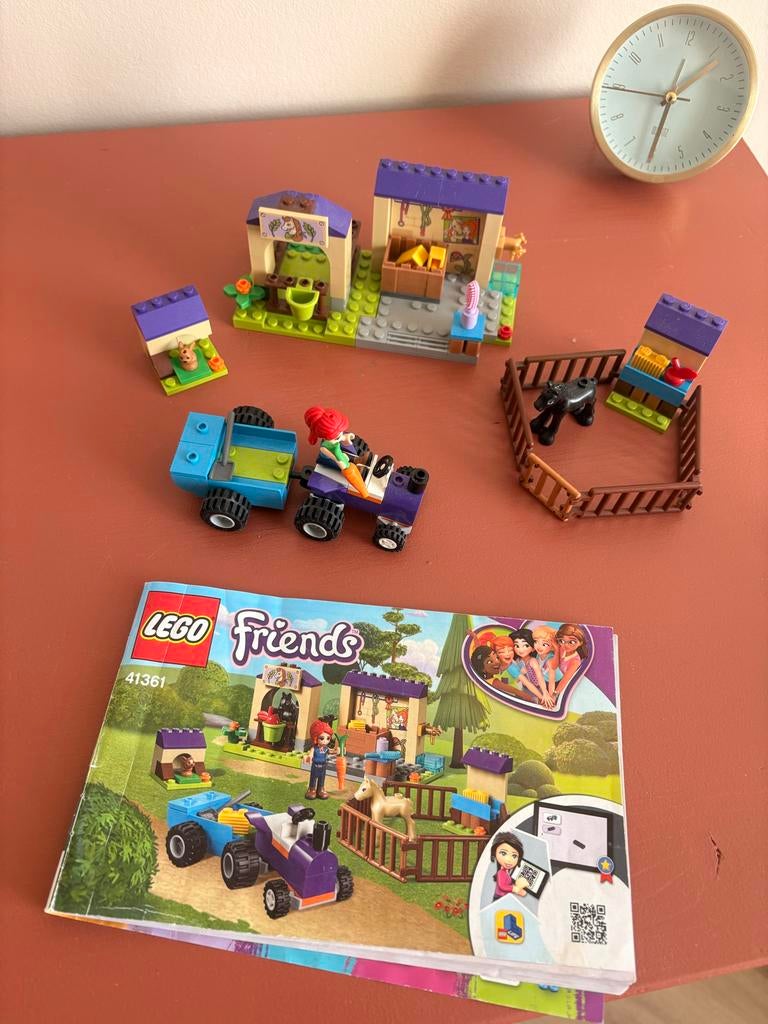 Lego Friends 41361 Mia's Veulenstal, Ophalen of Verzenden, Gebruikt, Complete set, Lego