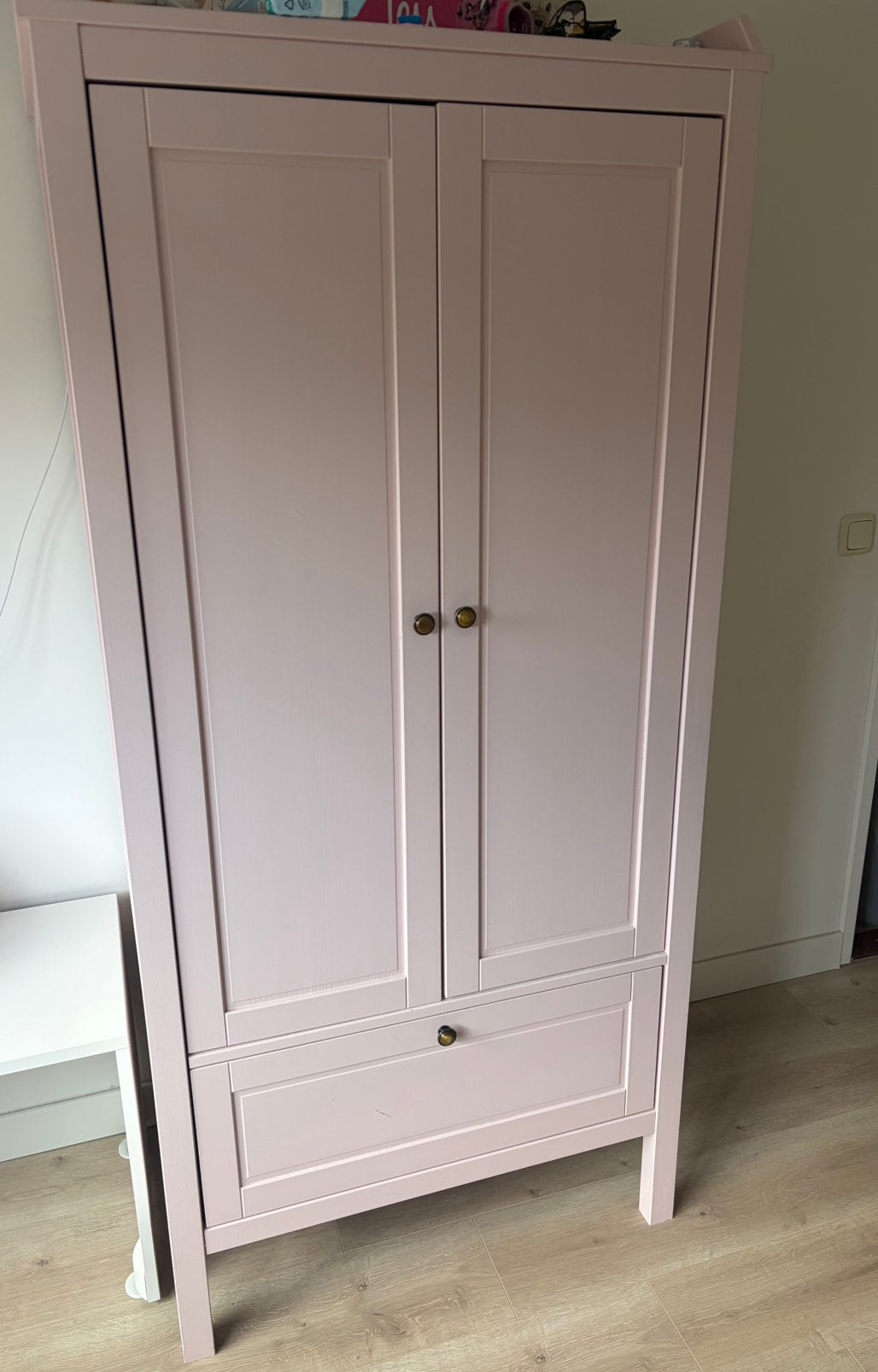 Ikea Sundvik kledingkast zacht roze, Kinderen en Baby's, Ophalen, Kast, 50 tot 70 cm, 105 cm of meer
