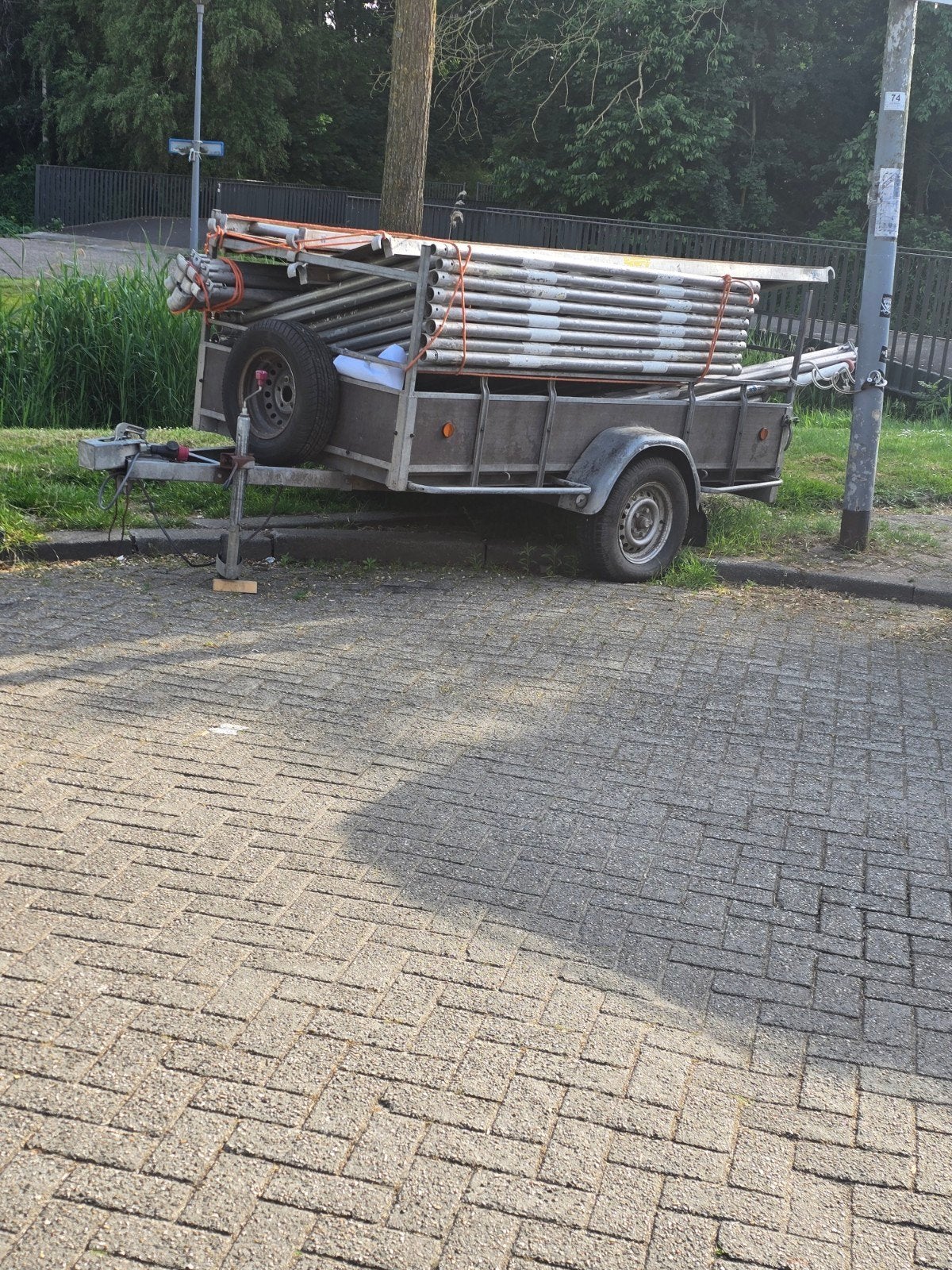 Te  huur Rolsteiger, Doe-het-zelf en Verbouw, Steigers, Ophalen of Verzenden, Gebruikt, Rolsteiger of Kamersteiger, 5 meter of hoger