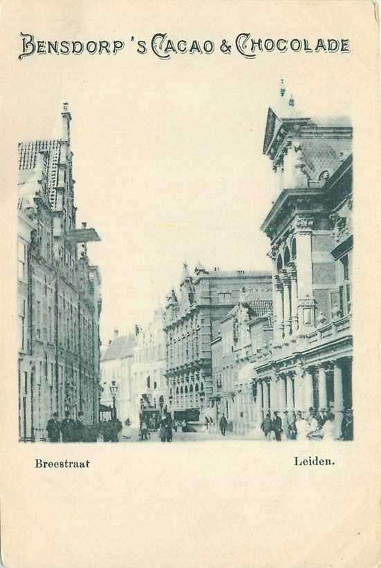 380-835-005 Leiden Breestraat, Verzenden, Voor 1920, Zuid-Holland