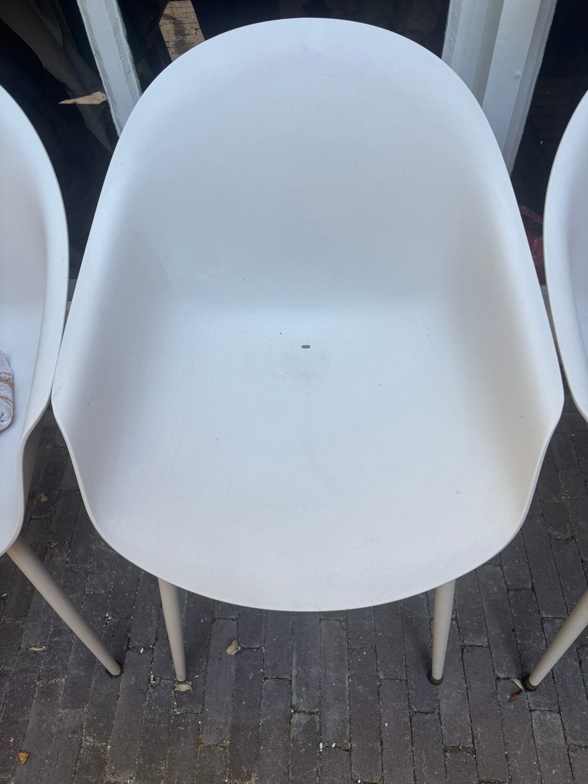 6 stoelen, Tuin en Terras, Tuinstoelen, Ophalen, Zo goed als nieuw, Kunststof