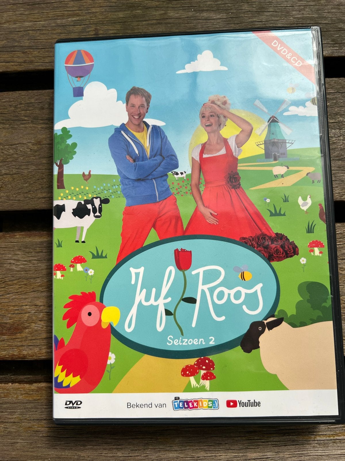 Juf Roos Seizoen 2 DVD & CD - Bekend van Telekids, Alle leeftijden, Ophalen of Verzenden, Zo goed als nieuw, Educatief
