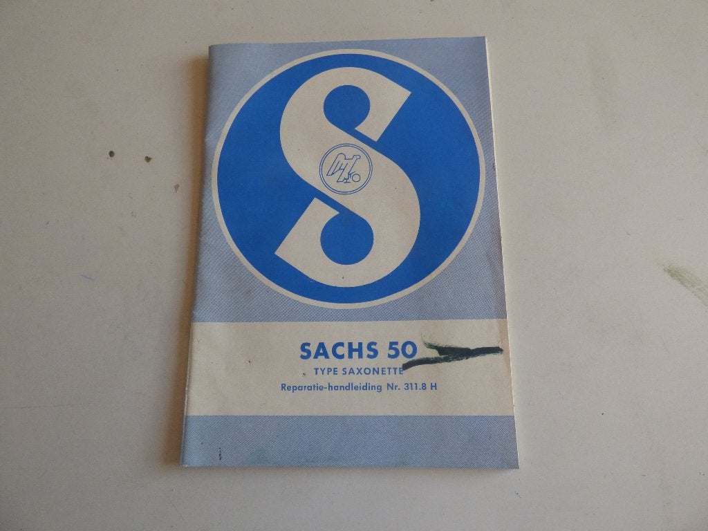SACHS 50 TYPE SAXONETTE WERKPLAATSHANDLEIDING 311.8H, Fietsen en Brommers, Ophalen of Verzenden, Gebruikt