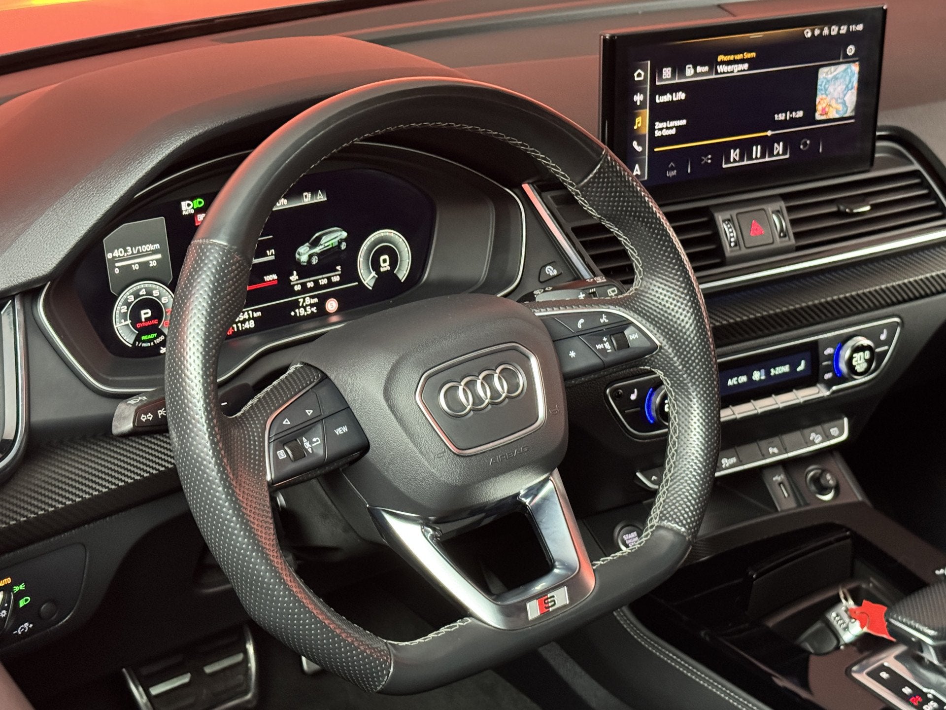 Audi Q5 Sportback 55 TFSI e S edition Competition | Stoelver, Auto's, Automaat, Gebruikt, 4 cilinders, Bedrijf