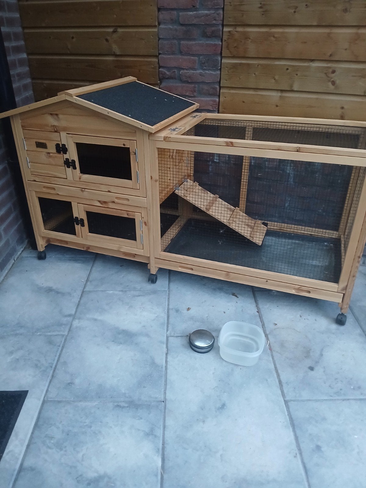 konijnenhok merk woodland, Ophalen, Zo goed als nieuw, Hok, Minder dan 60 cm
