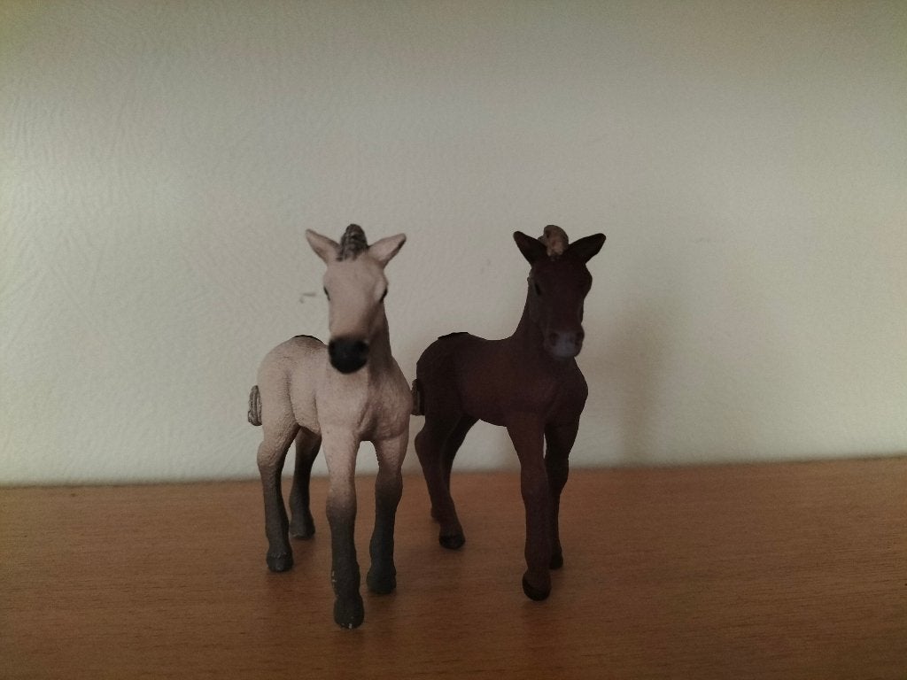 Schleich Ijslander veulens, Ophalen of Verzenden, Zo goed als nieuw