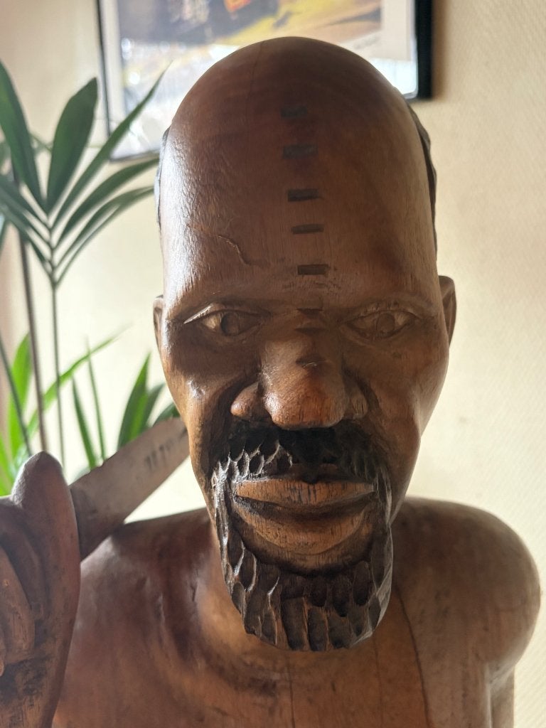 Te koop groot Afrikaans beeld, Ophalen