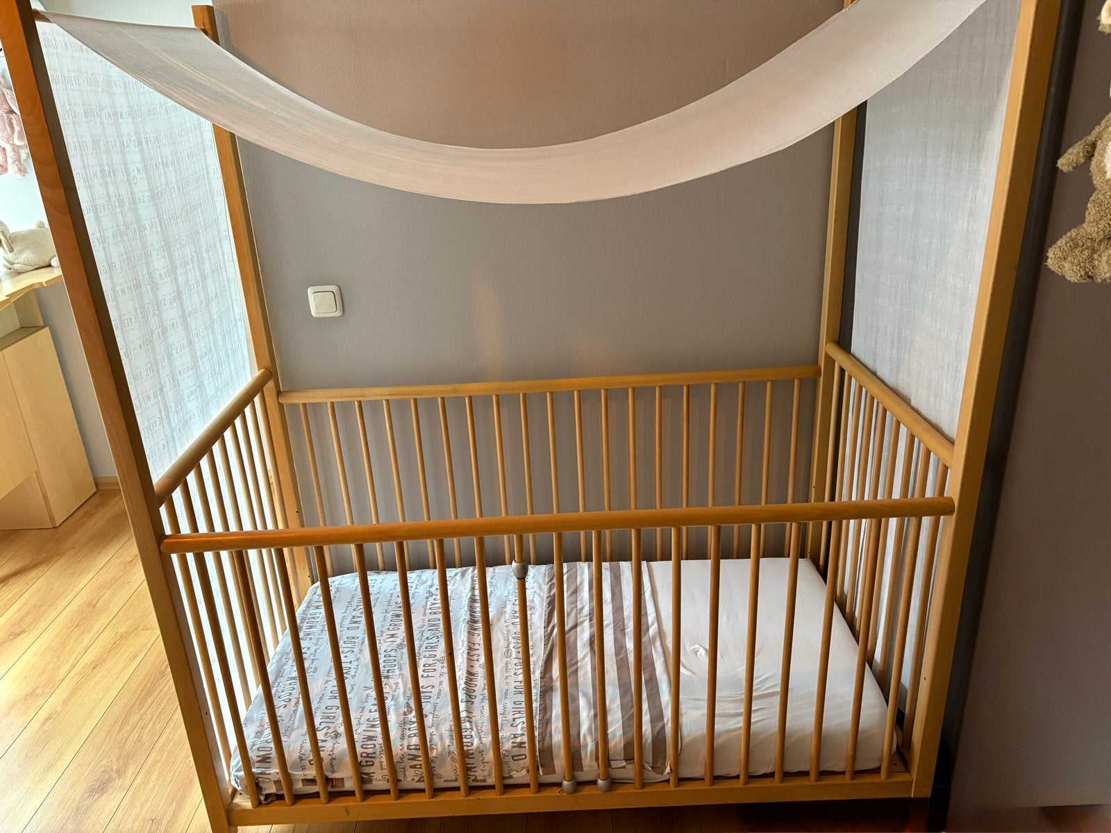 Complete Mexx babykamer met bedje, commode en kast bieden!, Kinderen en Baby's, Kinderkamer | Complete kinderkamers, Ophalen, Gebruikt