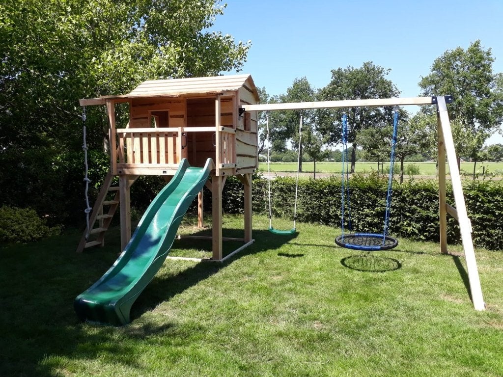 BOOMHUT VILLA speeltoren speelhuis klimtoren speeltoestel, Ophalen, Nieuw, Schommel, Aanbouwonderdeel