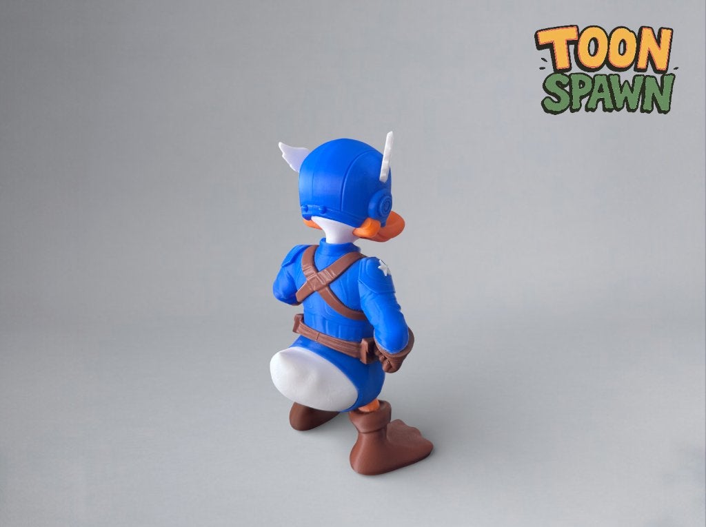 Captain Donald – Captain America X Donald Duck – 28 cm, Verzamelen, Ophalen of Verzenden, Nieuw, Overige typen