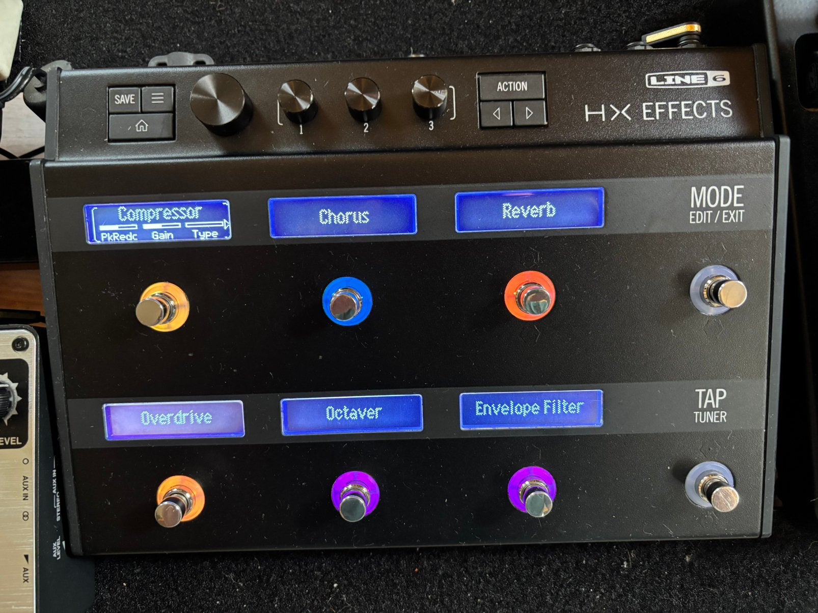 Line 6 HX Effects + expressiepedaal, Ophalen of Verzenden, Zo goed als nieuw, Multi-effect