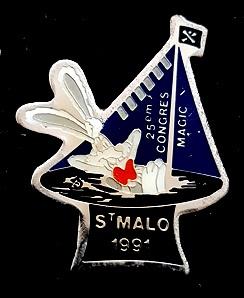 Bugs Bunny pin- St. Malo 1991, Verzenden, Nieuw, Figuurtje, Speldje of Pin
