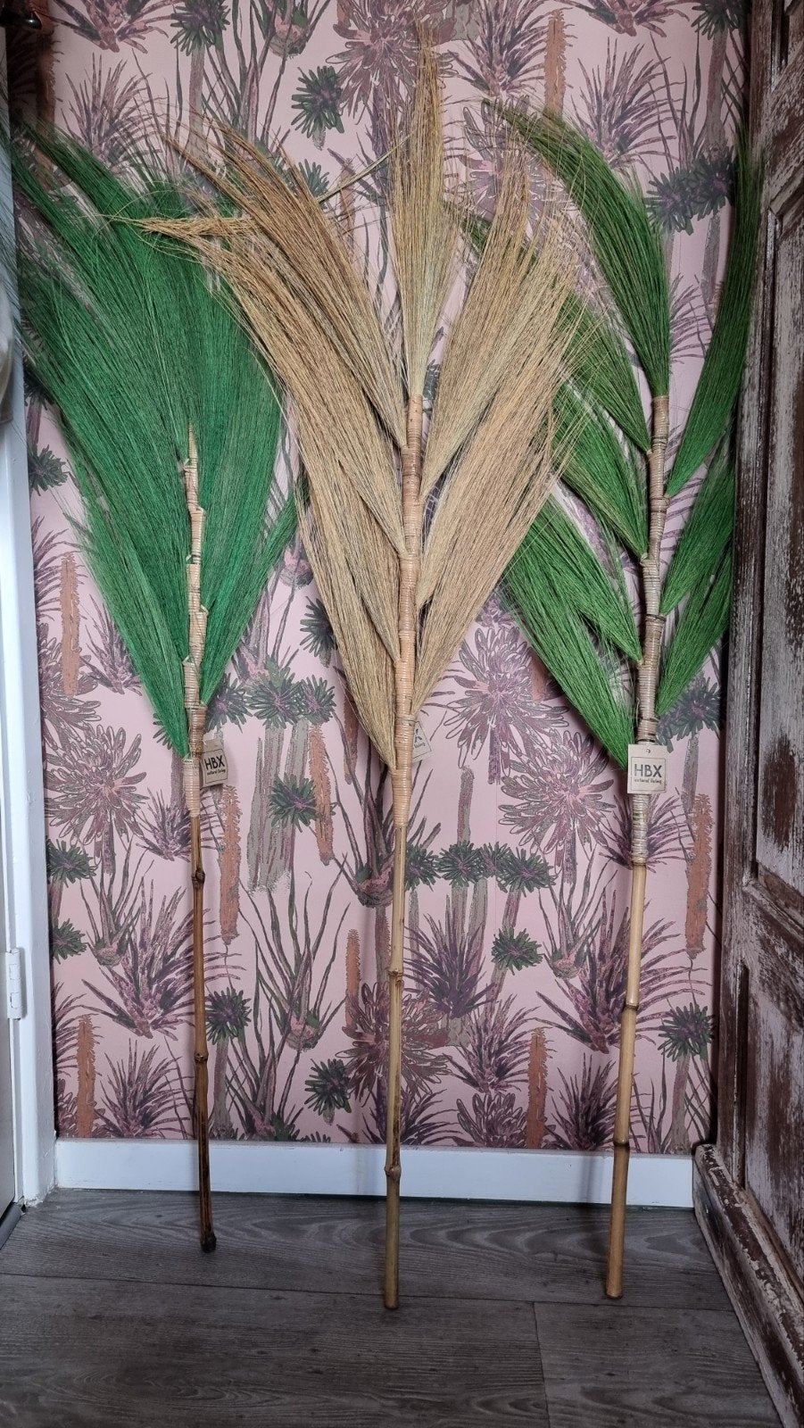 Nieuw HBX Natural Living bamboe veer van 130 cm - INFO ZIE A, Verzenden, Nieuw